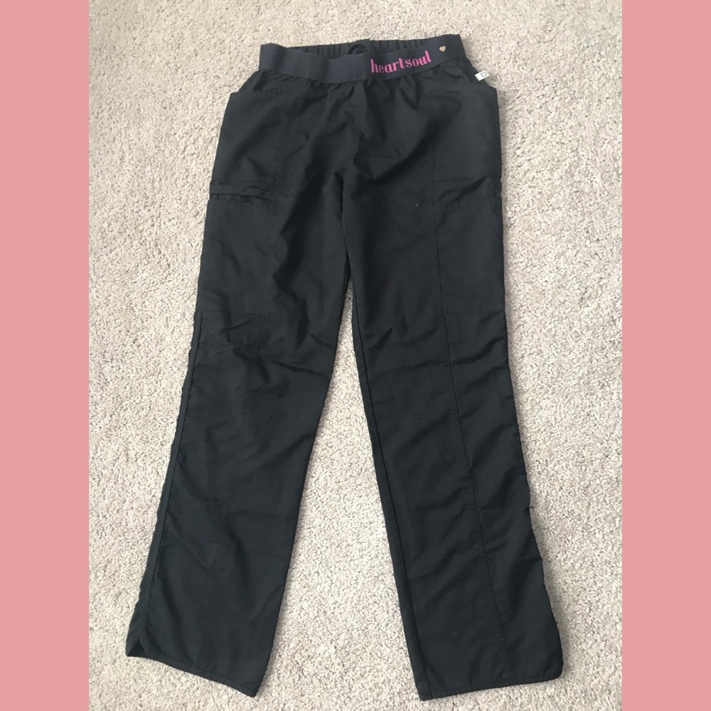 Black scrub pants